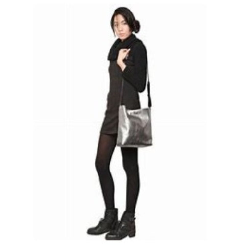 Ann Demeulemeester : Silver bag with removable, interchangeable straps - Picture 3 of 12